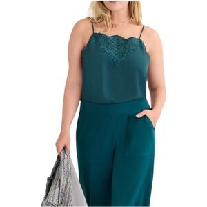 NWT | Cabi 4843 Baroque Teal Camisole